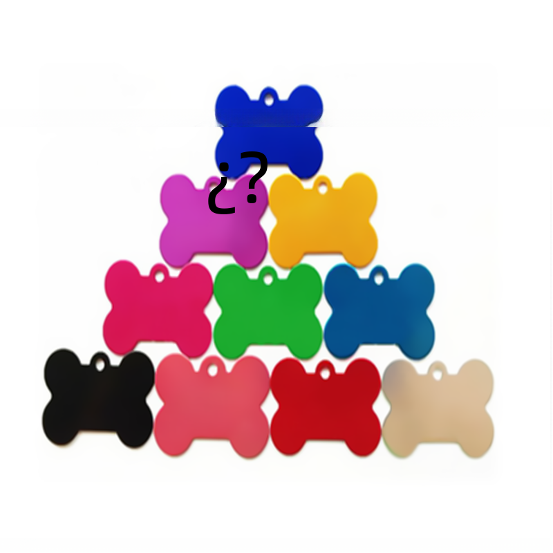 Aluminum Alloy Dog Tag for Pets with Custom Logo