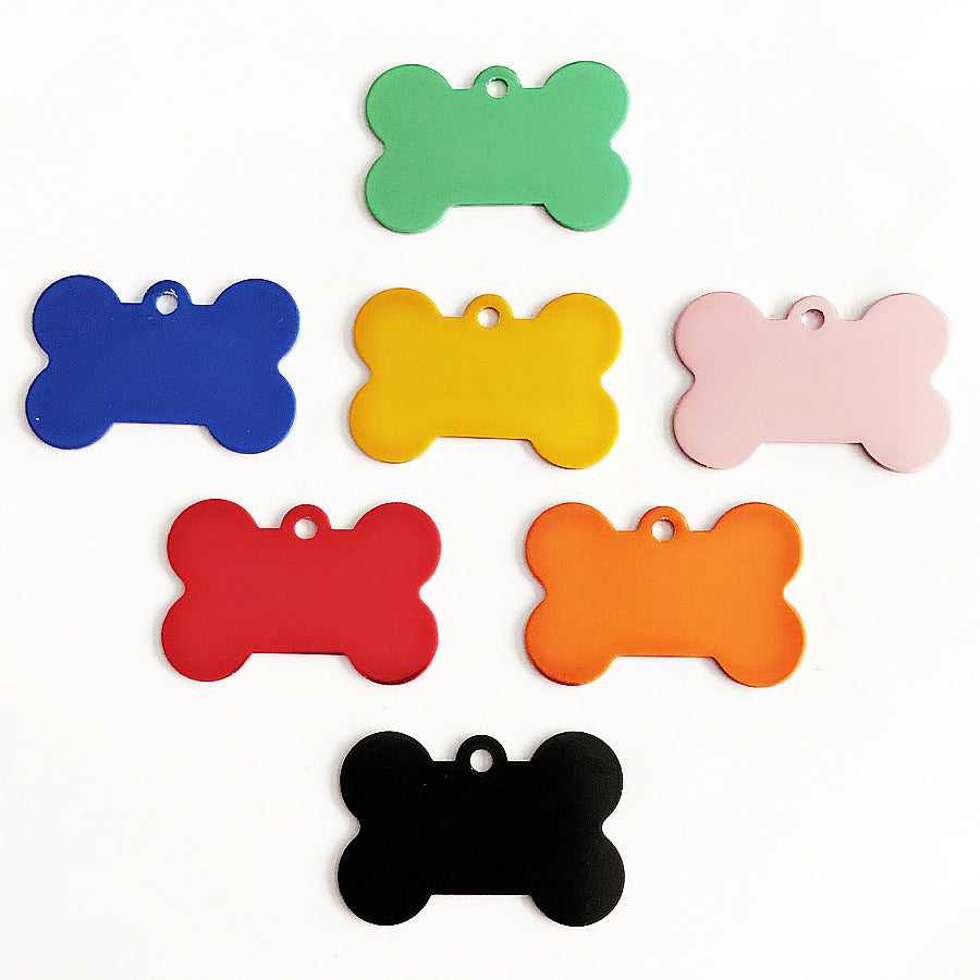 Aluminum Alloy Dog Tag for Pets with Custom Logo