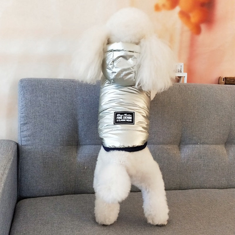 ODM Custom Dog Cotton Vest with Metallic Finish