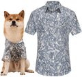 YENBOLOI Dog Hawaii Shirts Stylish Hawaiian Themed Pet and Owner Matching Apparel Owner and Pet Shirts are Sold Separately