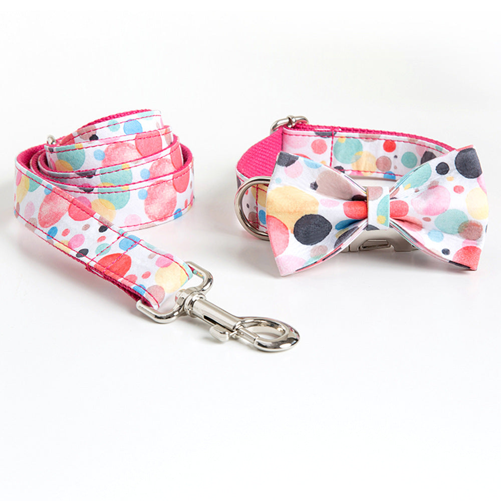 Personalized Dog Collar with Custom Lettering Design