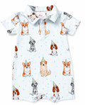 Party Pups Polo Shorty One-Piece