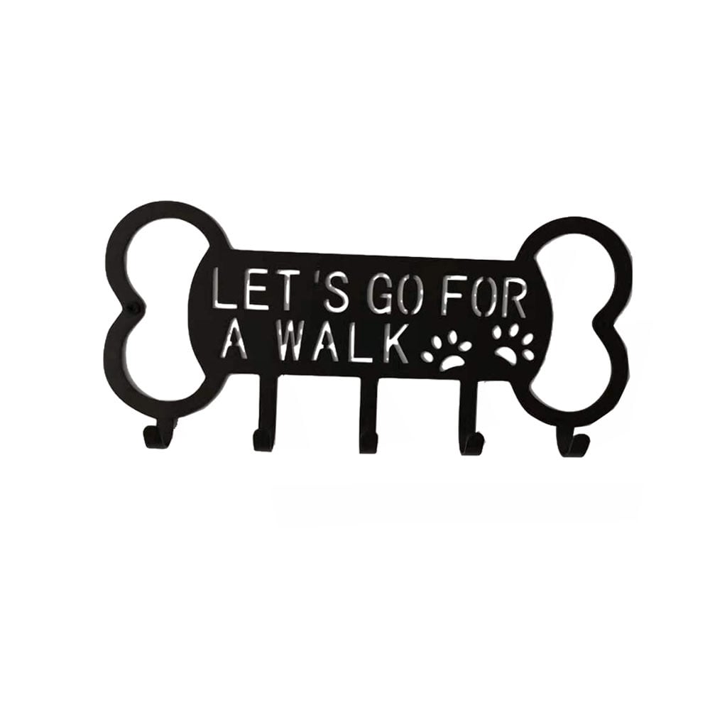 Custom Metal Coat Hook - Perforated Pet Dog Design