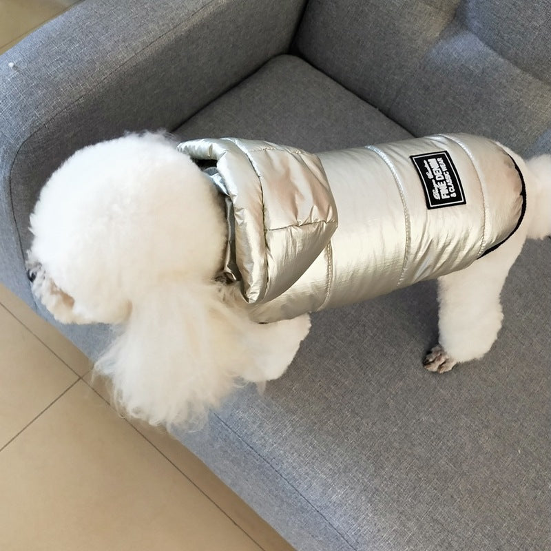 ODM Custom Dog Cotton Vest with Metallic Finish
